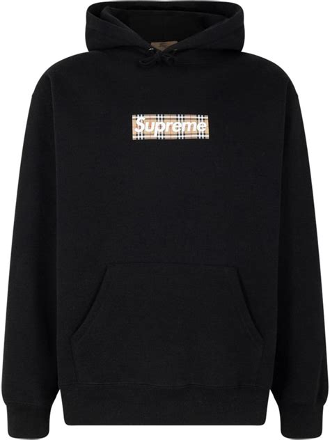 supreme burberry box sweatshirt.